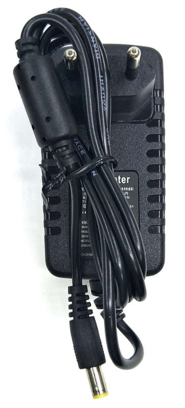 9V 3A 5.5mm x 2.1mm Power Adapter Charger (European Plug) - Black