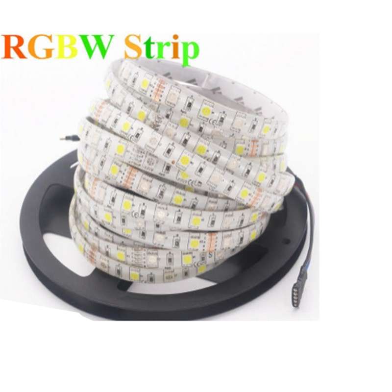 5m RGBW LED Strip Light Kit with DC12V Power Supply and Remote