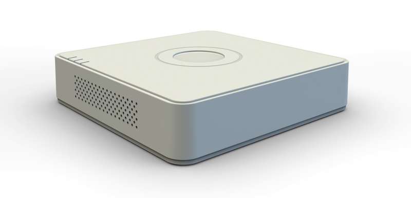 Hikvision 4-Ch TURBO HD 720P Embedded DVR. H.264, Analogue and HD-TVI video input - Hikvision