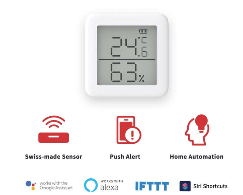 SwitchBot Thermometer Hygrometer - Wireless Temperature Humidity Sensor with Home Assistant
