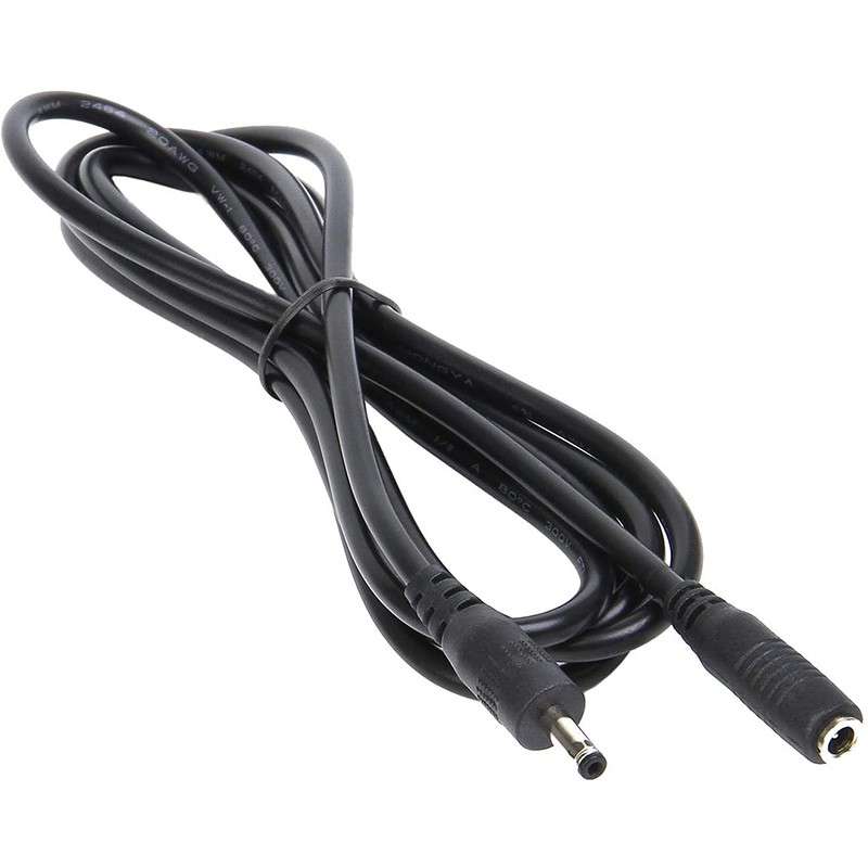 DC Extension Cable 3.5mm x 1.35mm Female to 3.5mm x 1.35mm Male (1.5m) - Fits Amazon Echo