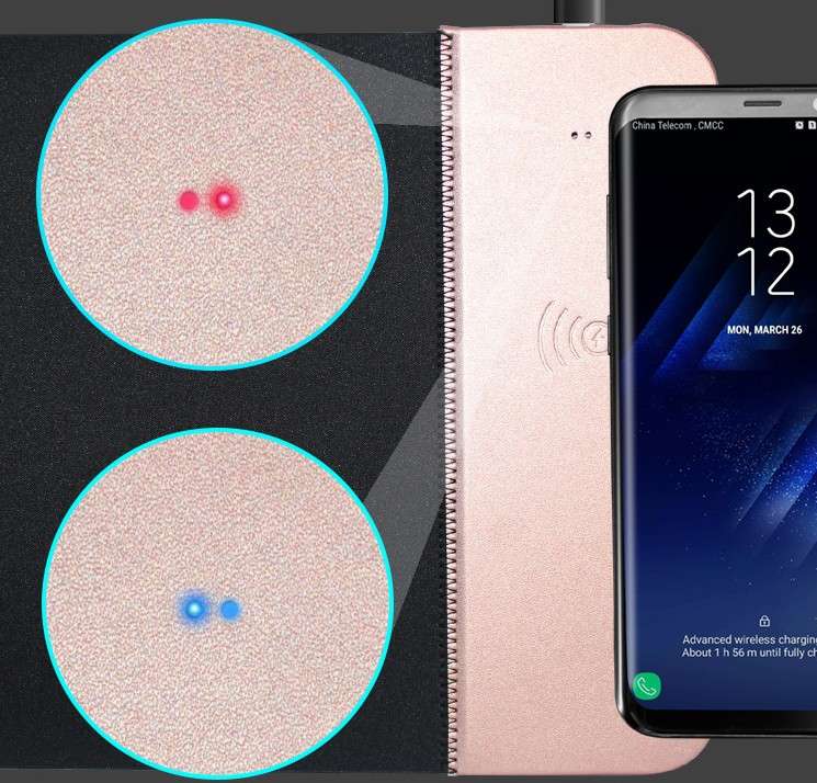 Wireless Charging Mouse Pad-10w Titanium