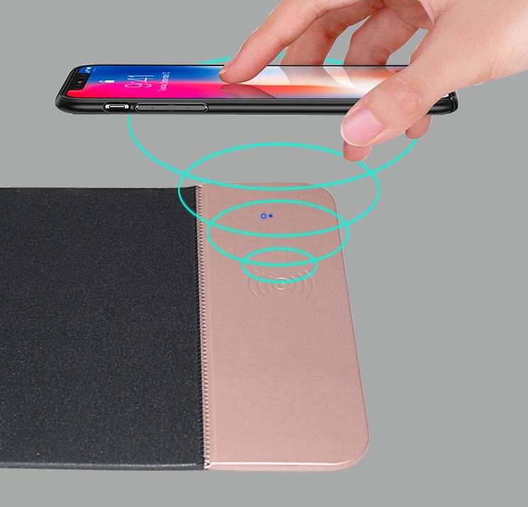 Wireless Charging Mouse Pad-10w Titanium