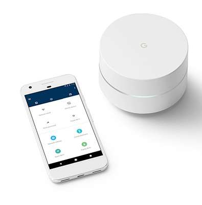 Google Wifi Router replacement for whole home coverage (2 pack) - Refurbished