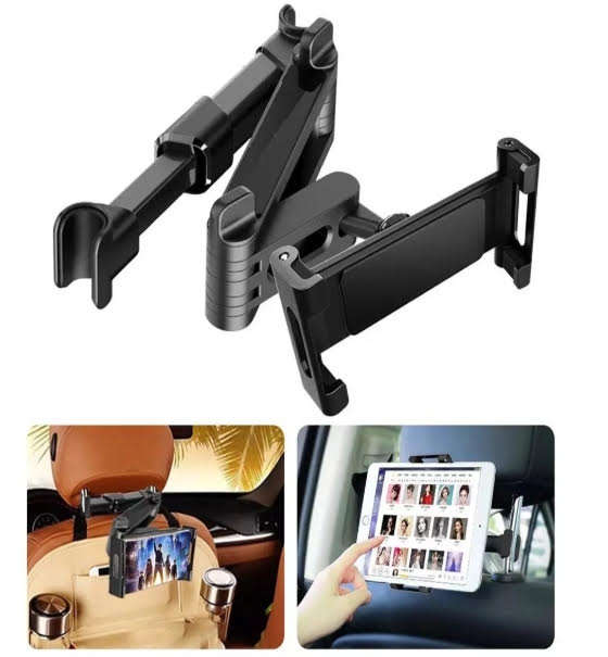 Headrest Tablet Mount Car Back Seat Headrest Mount Burgundy