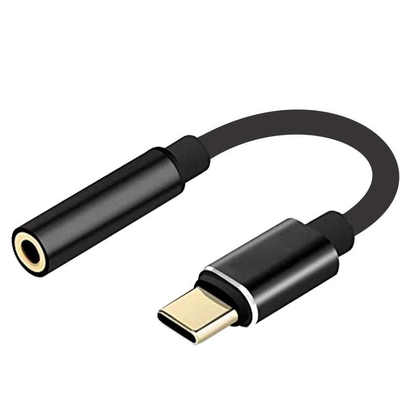 USB Type-C to 3.5mm Audio Connector Adapter with DAC White
