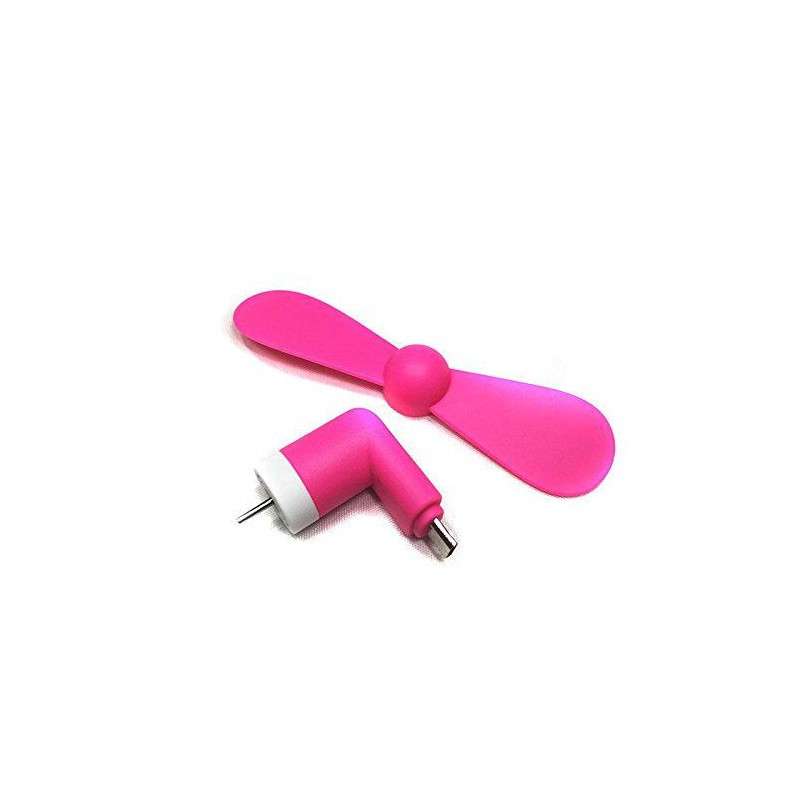 Portable Micro USB Fan (works with most Smart Phones with Micro USB) Light Green
