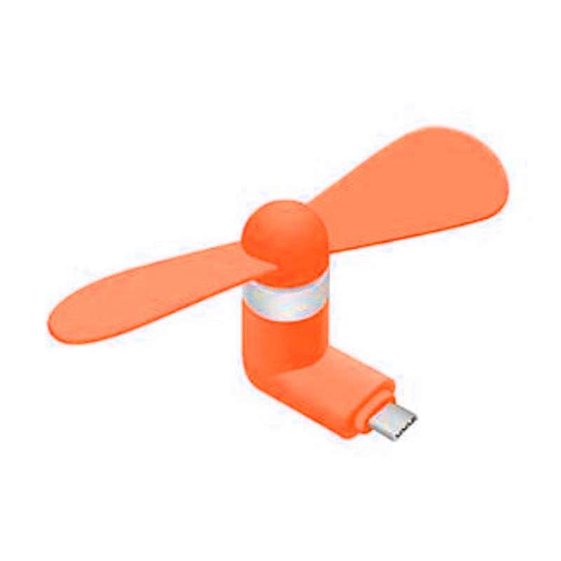 Portable USB-C Fan (works with most Smart Phones with USB-C) Blue