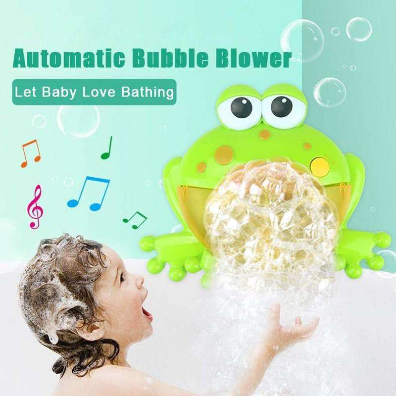 Frog Bubble Maker Bath Toy