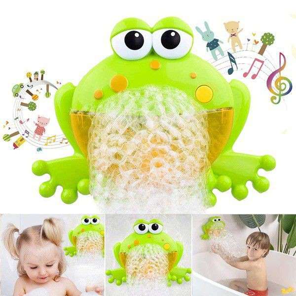 Frog Bubble Maker Bath Toy