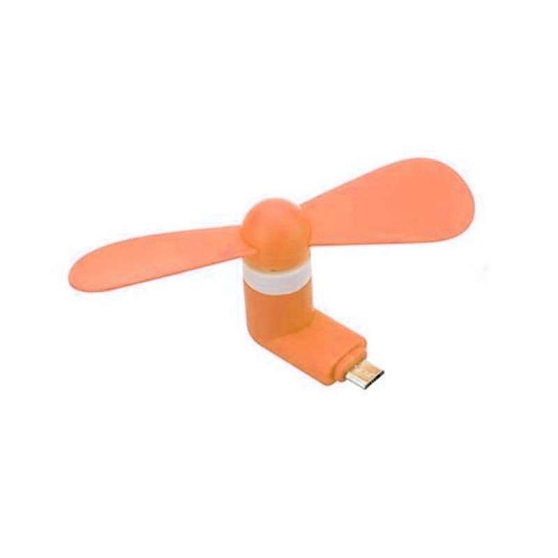 Portable Micro USB Fan (works with most Smart Phones with Micro USB) Light Green