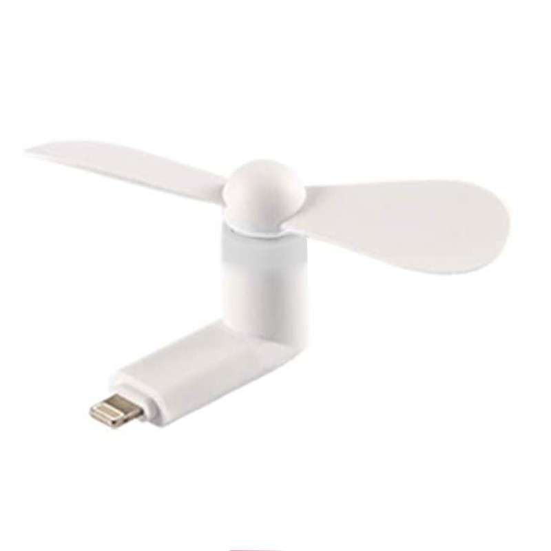 Portable Lighting USB Fan (Compatible with most iPhones) Orange