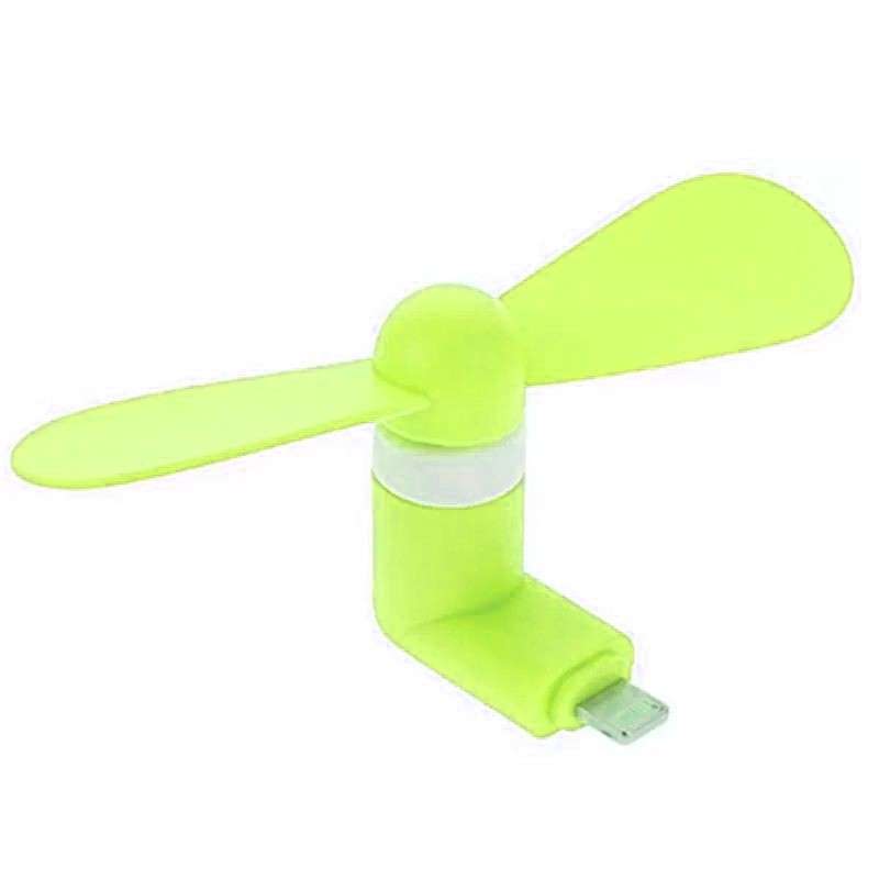 Portable Lighting USB Fan (Compatible with most iPhones) Orange