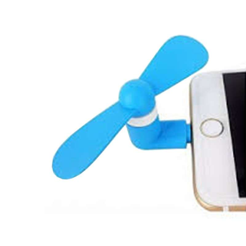 Portable Lighting USB Fan (Compatible with most iPhones) Orange