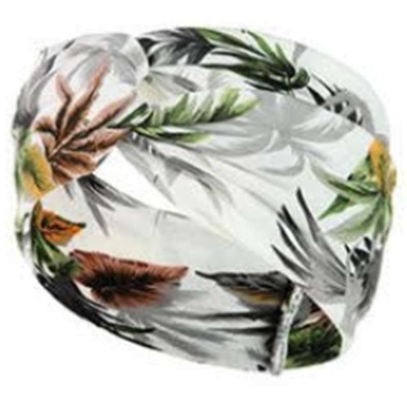 Ladies Headband Black floral