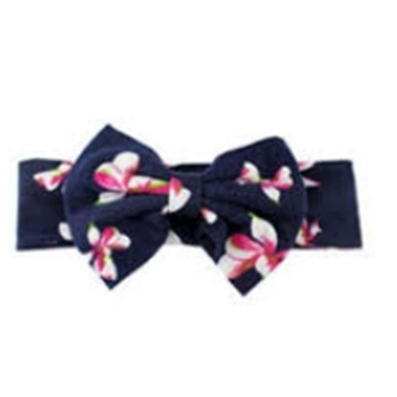 Child headband Cream and Red Floral