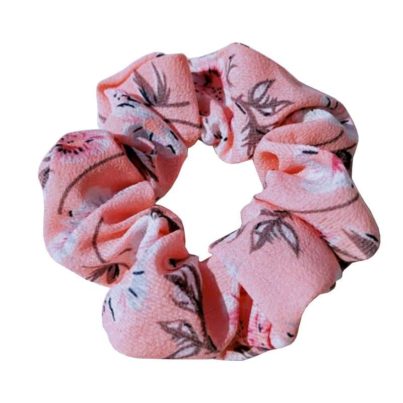 Hair Scrunchies Red Spotted