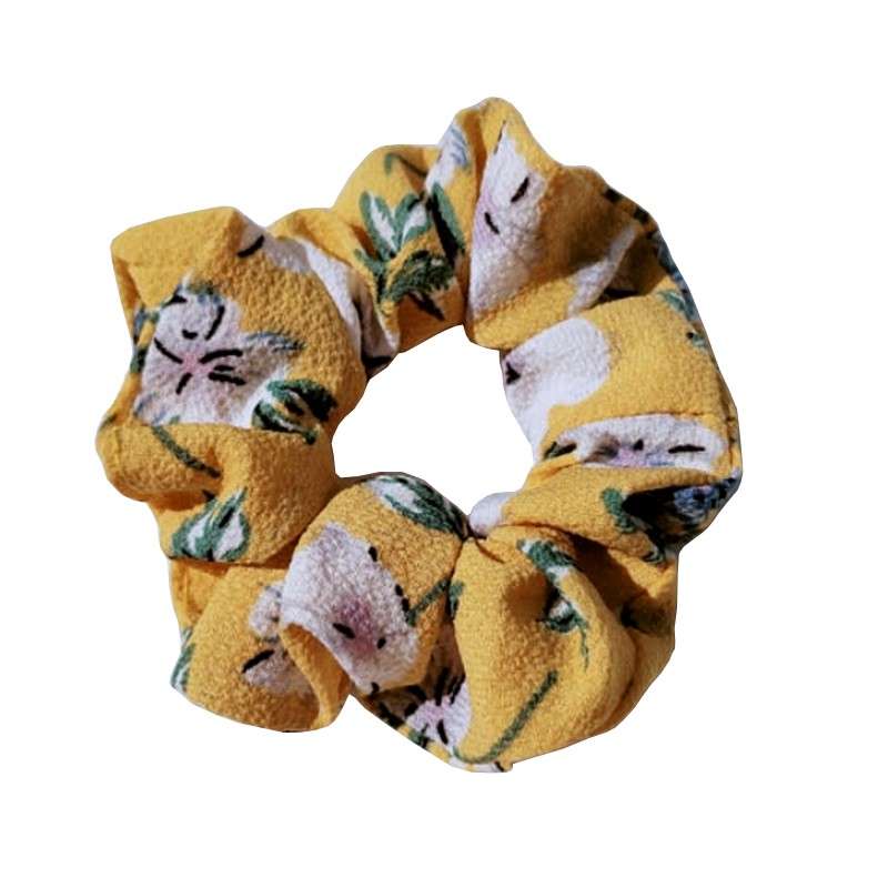 Hair Scrunchies Red Spotted