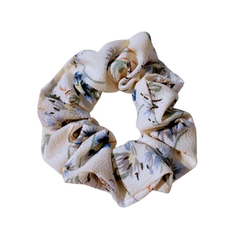Hair Scrunchies Red Spotted
