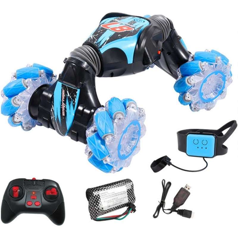 Gesture Controlled Remote Control Toy Car (Rechargeable) Blue