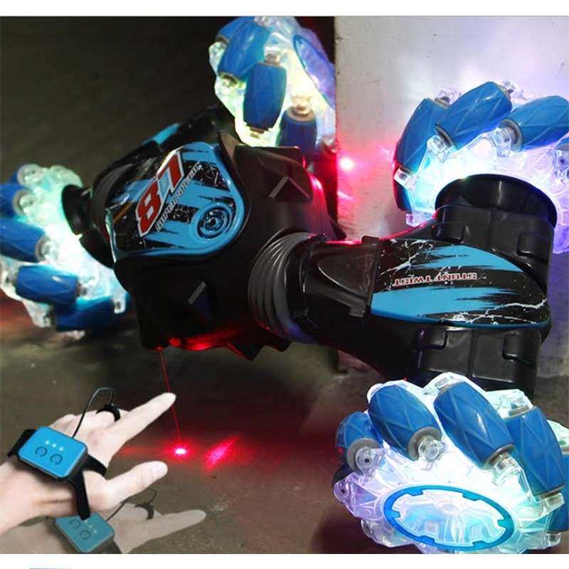 Gesture Controlled Remote Control Toy Car (Rechargeable) Blue