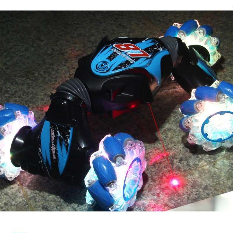 Gesture Controlled Remote Control Toy Car (Rechargeable) Blue