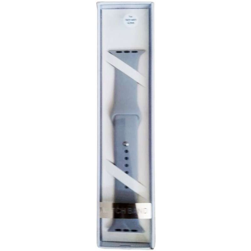 Apple Silicone Watch Strap 38mm-Grey
