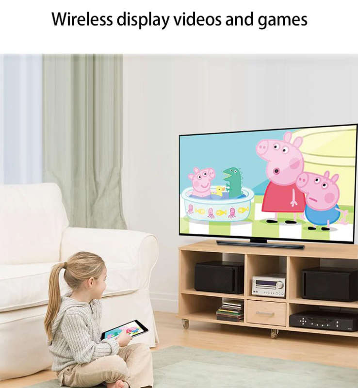 AnyCast M100 Wireless 4K Media Dongle WiFi Display Receiver - Share your phone display on your TV