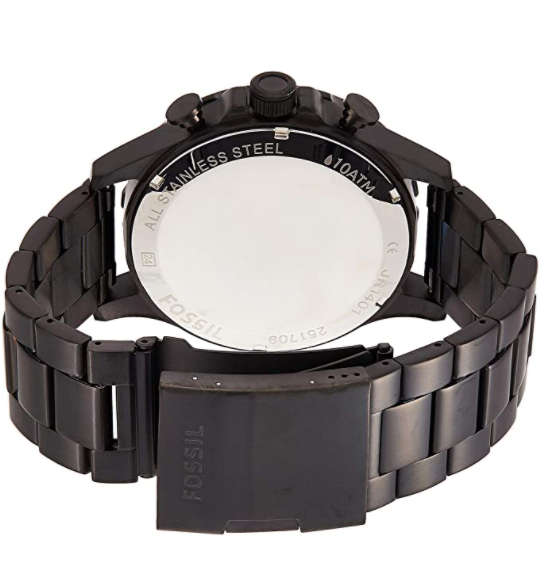 Fossil Men's Nate Stainless Steel Chronograph Quartz Watch - JR1401