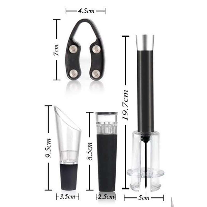 Air Corkscrew Set (4pc)