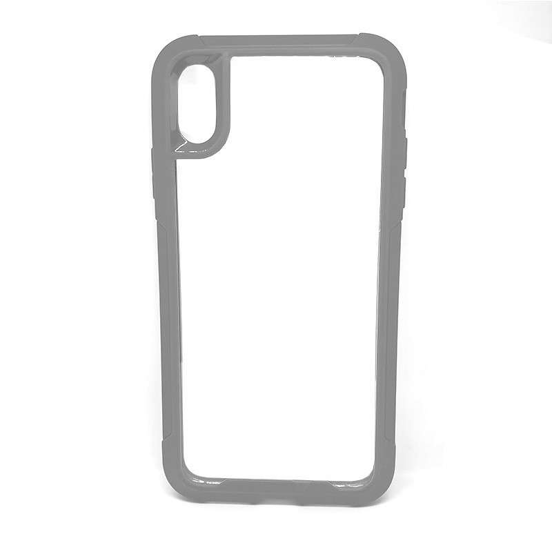 iPhone Xs Max 6.5 Shockproof Rugged Case Cover Light Grey