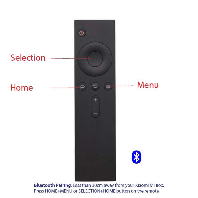 Replacement Bluetooth Remote Control for Xiaomi Mi 3 / Mi S TV Box / Mi TV Stick