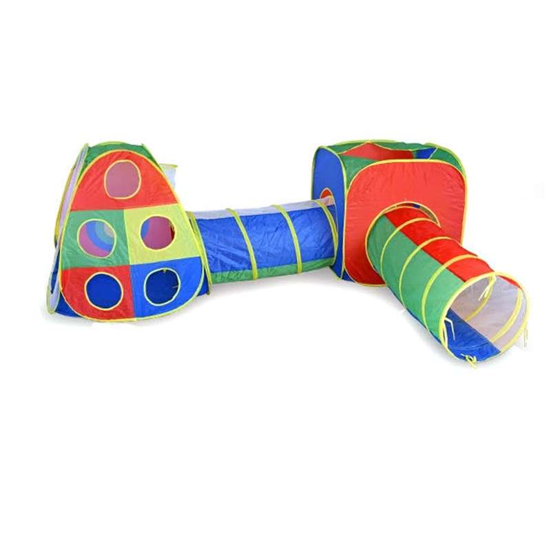 Kids Indoor and Outdoor Multi-colour Play Tunnel Tunnel 1