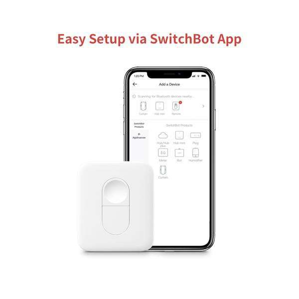 SwitchBot Remote One Touch Button - SwitchBot Bot and Curtain Compatible
