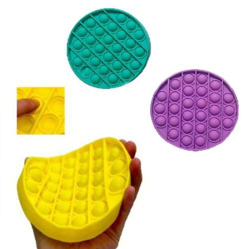 Pop Bubble Sensory Fidget Toy Orange F