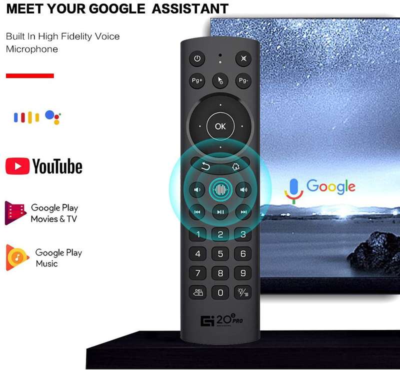 G20s Pro Voice Air Remote Mouse