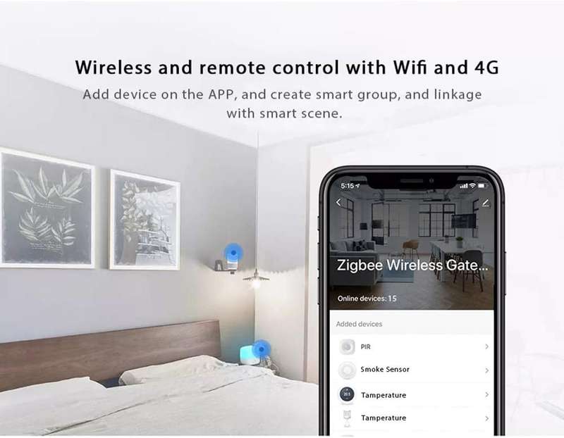 ZigBee Smart Gateway Wireless Remote Controller for all Tuya ZigBee 3.0 and Bluetooth Smart Products