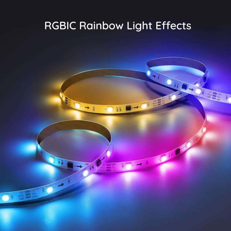 Govee RGBIC Wi-Fi+Bluetooth LED Strip Lights 5m