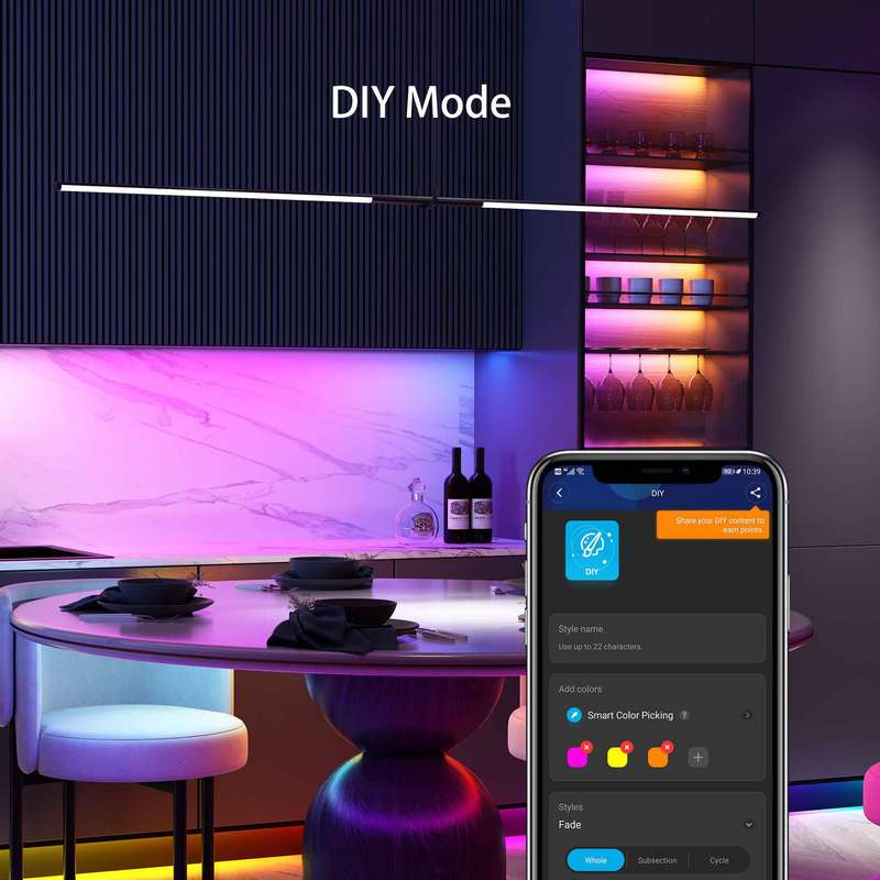 Govee RGBIC Wi-Fi+Bluetooth LED Strip Lights 5m