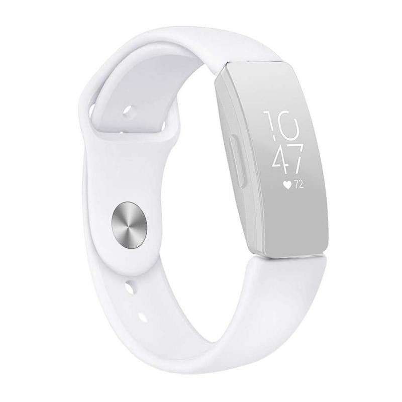 Fitbit Inspire Silicone Watch Strap White Small (5.5" - 6.7")