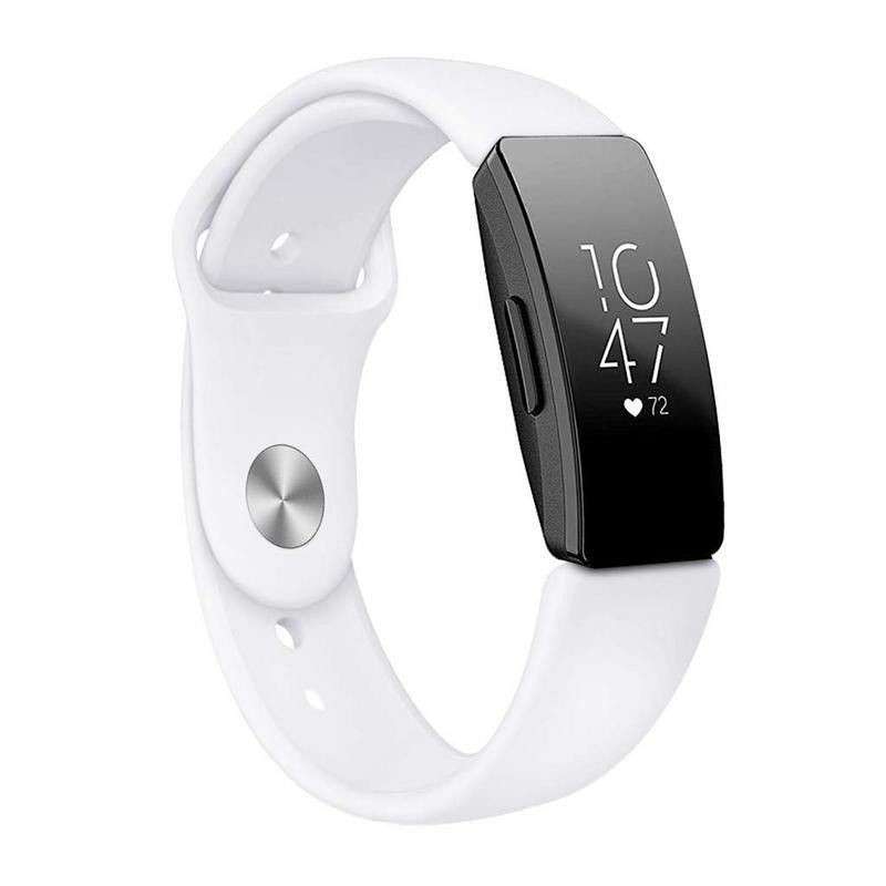 Fitbit Inspire Silicone Watch Strap White Small (5.5" - 6.7")