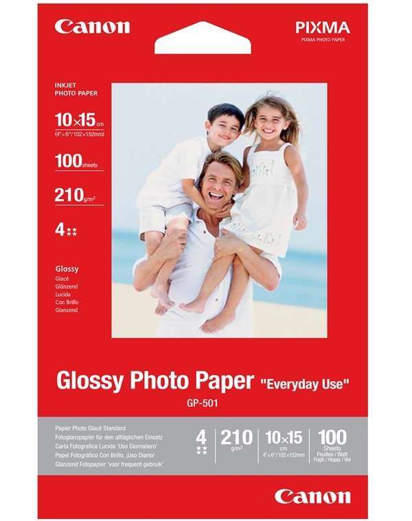 Canon GP-501 4 x 6 100 SH Photo Glossy Paper - Canon