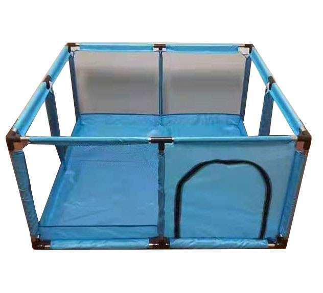 Baby Playpen - Square Light Blue