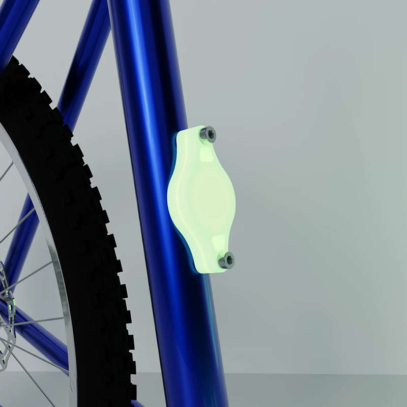 Airtag Bike Mount Light Grey
