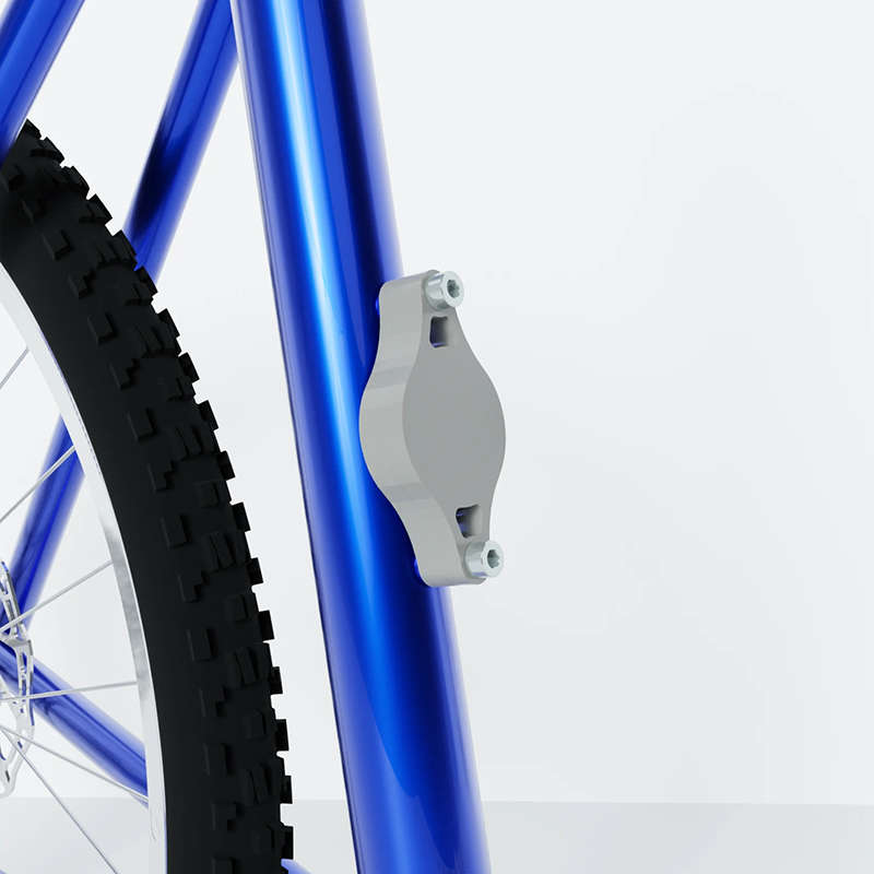 Airtag Bike Mount Light Grey