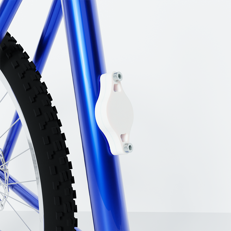 Airtag Bike Mount Light Grey