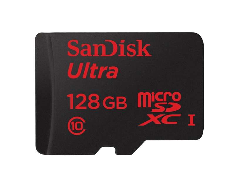 SanDisk Ultra Android microSDXC 128GB + SD Adapter + Memory Zone Android App 80MB/s Class 10 UHS-I -