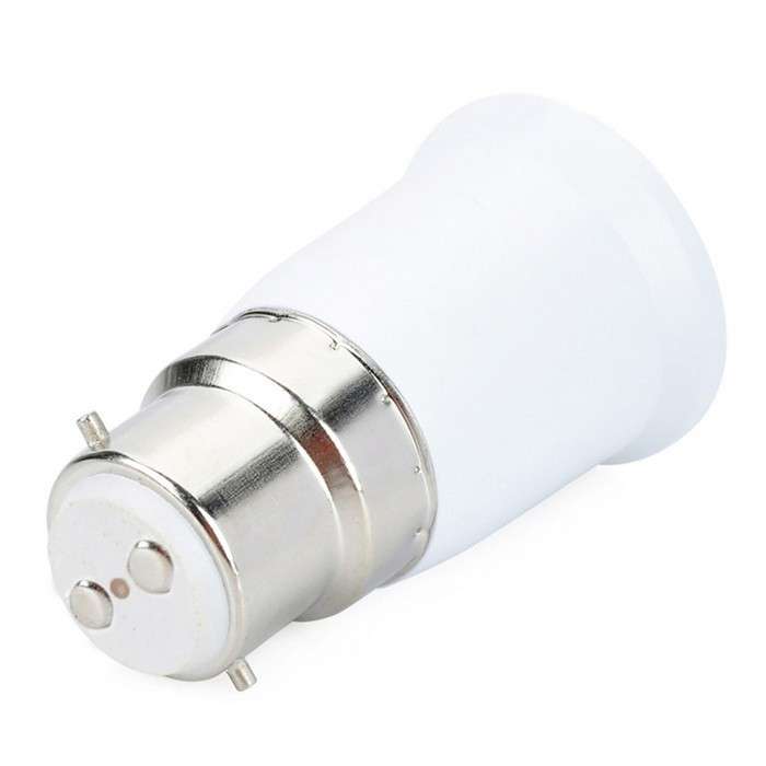 B22 Male to E27 Female Converter Adapter