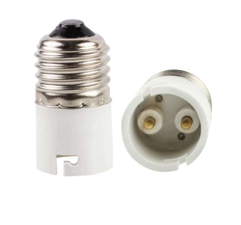 E27 Male to B22 Female Converter Adapter