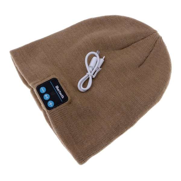 Wireless Bluetooth Beanie Headset (Plain Style) Royal Blue